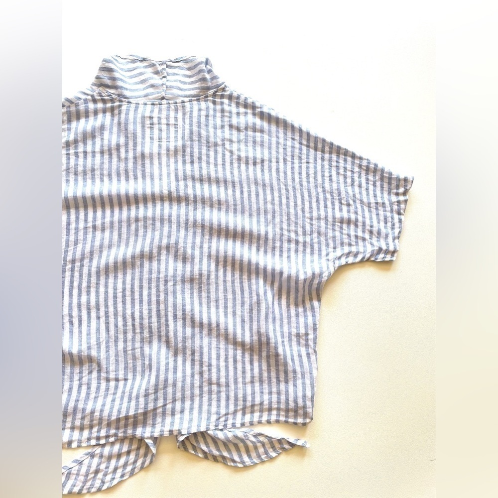 RAILS linen June top blue white stripe size small - Picture 3 of 15